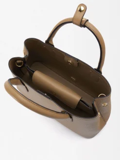 Parfois Malas de Mão*Mala Tote Com Tiracolo Preto | Camel