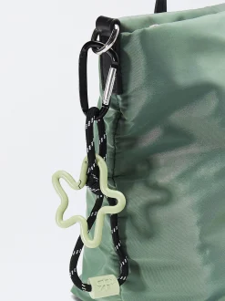 Parfois Malas de Mão|Nylon*Mala Tote De Nylon Preto | Verde
