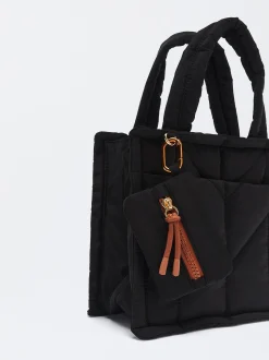 Parfois Malas de Mão|Nylon*Mala Tote De Nylon | Preto