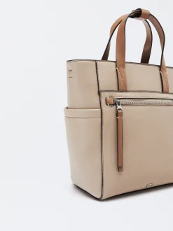 Parfois Mochilas*Mochila Básica Cru | Castanho