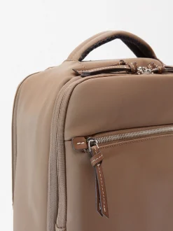 Parfois Mochilas|Viagem*Mochila De Cabine Efeito Nylon Personalizável | Bege