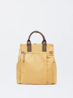 Parfois Nylon|Viagem*Mochila De Cabine Nylon | Mostarda