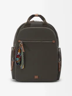 Parfois Malas para PortÁtil|Mochilas*Mochila De Nylon Para Portátil De 13" Preto | Caqui