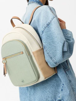 Parfois Mochilas*Mochila Efeito Palha | Verde