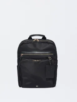 Parfois Nylon|Viagem*Mochila Nylon Para Portátil De 15" | Preto