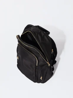Parfois Nylon|Viagem*Mochila Nylon | Preto