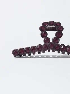 Parfois Acessórios de Cabelo*Mola De Cabelo Com Cristais | Rosa