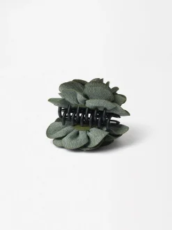 Parfois Acessórios de Cabelo*Mola De Cabelo Com Flor Azul | Verde