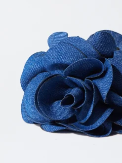 Parfois Acessórios de Cabelo*Mola De Cabelo Com Flor | Azul