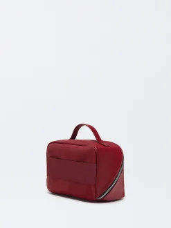 Parfois Bolsas Multiusos|Nylon*Necessaire Efeito Nylon Love | Vermelho