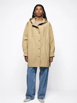 Parfois Blazers e Casacos*Parka Leve Com Capuz | Bege