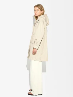 Parfois Blazers e Casacos*Parka Leve Com Capuz | Cru