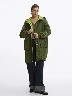 Parfois Blazers e Casacos*Parka Leve Com Capuz | Verde