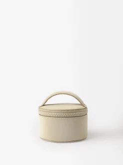 Parfois Bolsas Multiusos|Prata 925*Porta-Joias Redondo | Bege