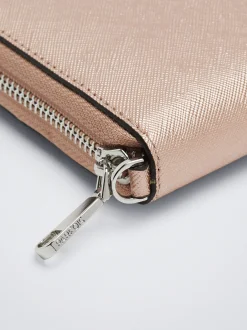 Parfois Porta-moedas|Básicos*Porta-Moedas Com Alça De Mão | Dourado Rosa