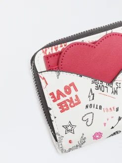Parfois Porta-moedas*Porta-Moedas Estampado Love Fúcsia | FÚcsia
