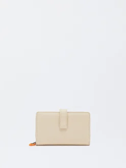 Parfois Porta-moedas*Porta-Moedas Médio Liso | Bege