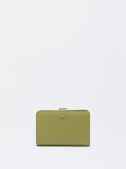 Parfois Porta-moedas*Porta-Moedas Médio Liso Cru | Caqui