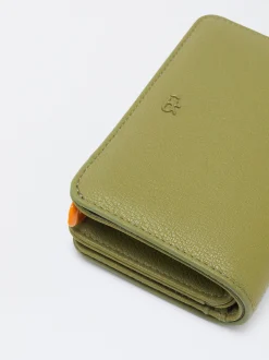 Parfois Porta-moedas*Porta-Moedas Médio Liso Cru | Caqui