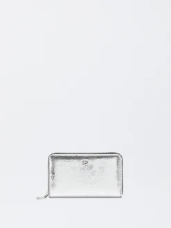 Parfois Porta-moedas*Porta-Moedas Metalizado | Prateado