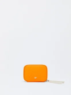 Parfois Porta-moedas*Porta-Moedas Pequeno Efeito Nylon | Laranja