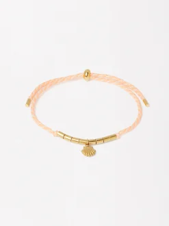 Parfois Aço inoxidável*Pulseira Ajustável Com Charm De Aço Inoxidável | Multicor