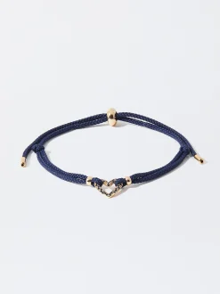 Parfois Pulseiras*Pulseira Ajustável Com Charms | Azul