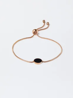 Parfois Básicos*Pulseira Ajustável De Aço Inoxidável | Dourado Rosa