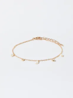 Parfois Bijuteria Delicada|Pulseiras*Pulseira Com Pérolas E Zircónias | Dourado