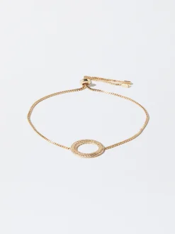 Parfois Bijuteria Delicada|Pulseiras*Pulseira Com Zircónias | Dourado