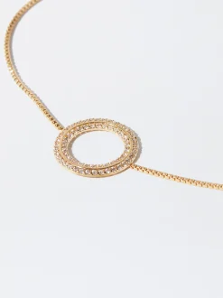Parfois Bijuteria Delicada|Pulseiras*Pulseira Com Zircónias | Dourado