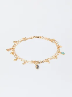 Parfois Pulseiras|Pulseiras de Pé*Pulseira De Pé Com Zircónias | Multicor