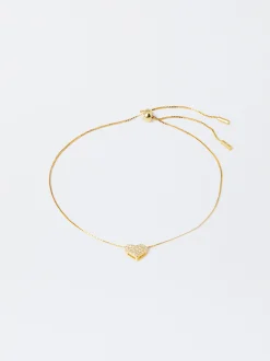 Parfois Premium*Pulseira De Prata 925 Com Zircónias | Dourado