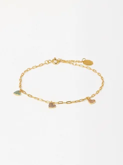 Parfois Prata 925|Premium*Pulseira De Prata 925 Com Zircónias | Multicor