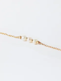 Parfois Pulseiras|Bijuteria Delicada*Pulseira Dourada Com Pérolas | Dourado
