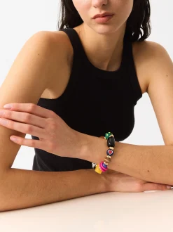 Parfois Pulseiras*Pulseira Elástica Com Missangas | Multicor