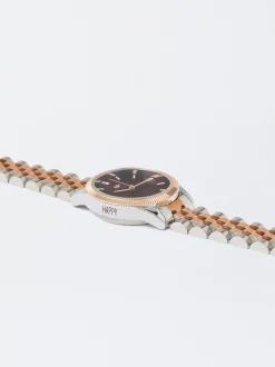 Parfois Relógios Dourado Rosa*Relógio Aço Bicolor Personalizável | Bordeaux
