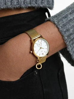 Parfois Relógios Dourados*Relógio Aço Personalizável | Dourado