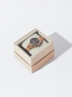 Parfois Relógios Dourado Rosa*Relógio Aço Personalizável Dourado | Dourado Rosa