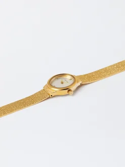 Parfois Relógios Dourados*Relógio Com Bracelete De Aço | Dourado