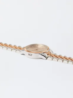 Parfois Relógios Dourado Rosa*Relógio Com Bracelete De Aço Personalizável Dourado | Multicor