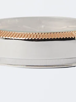 Parfois Relógios Dourado Rosa*Relógio Com Bracelete De Aço Personalizável Dourado | Multicor
