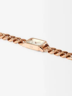 Parfois Relógios Dourado Rosa*Relógio Com Bracelete De Elos Personalizável | Dourado Rosa