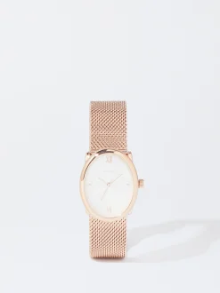 Parfois Relógios Dourado Rosa*Relógio De Aço | Dourado Rosa