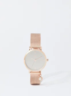 Parfois Relógios Dourado Rosa*Relógio De Aço | Dourado Rosa