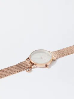 Parfois Relógios Dourado Rosa*Relógio De Aço | Dourado Rosa