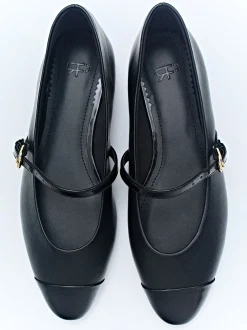 Parfois Sapatos Rasos|Sabrinas*Sabrinas Com Fivela | Preto