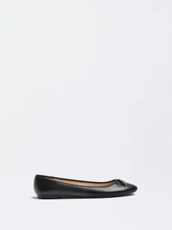 Parfois Sapatos Rasos|Sabrinas*Sabrinas Com Laço | Preto
