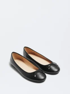 Parfois Sapatos Rasos|Sabrinas*Sabrinas Com Laço | Preto