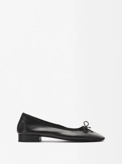 Parfois Sapatos Rasos|Pele*Sabrinas Tacão Em Pele | Preto